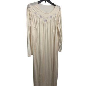 Shadow Line Women's Nightgown Large Vintage New Old Stock Long Sleeve Tall